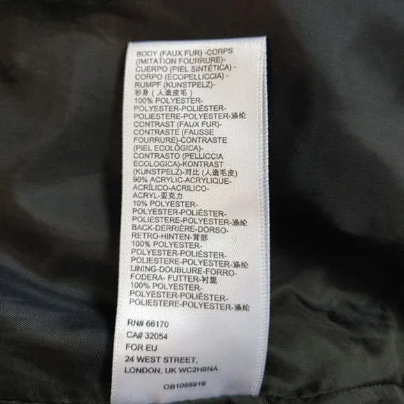 UO Blocked Faux Fur Jacket Bomber Jacket - Picture 10 of 15